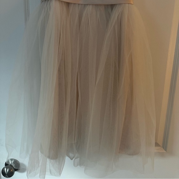 Ivory Lace & Tulle Flower Girl Dress |Size 10-11Y|Satin Bow Back|Formal Occasion - Picture 4 of 9